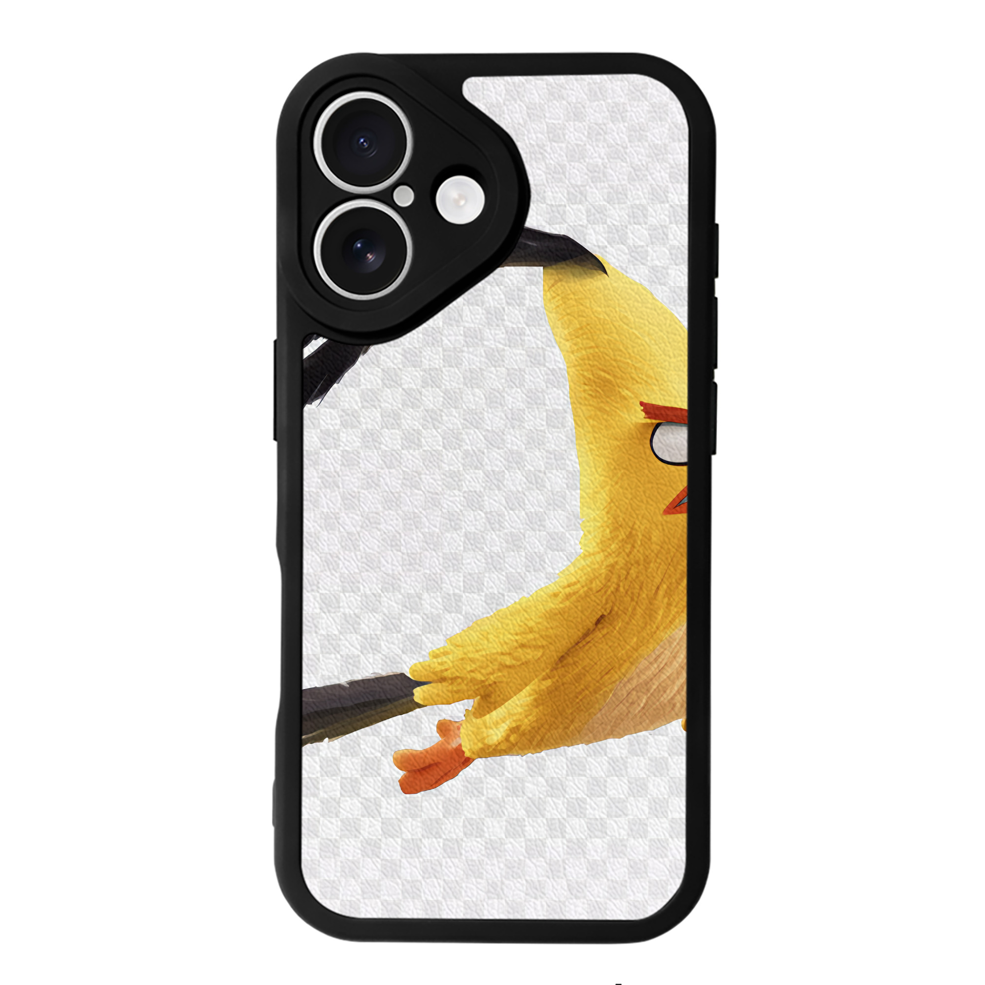 （画像用） Angry Birds アングリーバード 【iPhone 16シリーズ対応】シリコンスマホケース（レザー調） 材質：シリコン